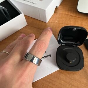 Smart Silver Wellness Ring